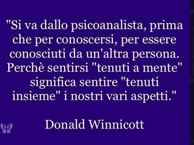 Winnicott conoscersi